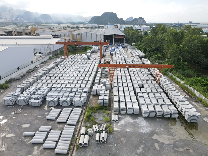 Tấm vỏ hầm Segment tại nhà máy bê tông Châu Âu Nam