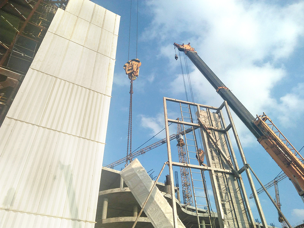 Tấm bê tông cốt sợi thủy tinh (GRC) dự án Vietinbank