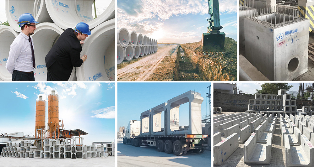 Hình ảnh các sản phẩm cấu kiện hạ tầng - giao thông AMACCAO